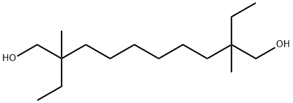2,9-二乙基-2,9-二甲基-1,10-癸二醇, 85018-63-9, 结构式