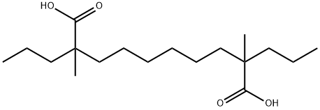 2,9-dimethyl-2,9-dipropyl-decanedioic acid Structure