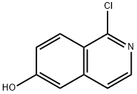 1-クロロイソキノリン-6-オール 化学構造式