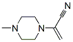 1-Piperazineacetonitrile,  4-methyl--alpha--methylene-,850200-56-5,结构式