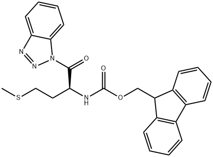 Fmoc-Met-Bt Structure