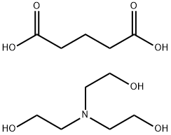 bis[tris(2-hydroxyethyl)ammonium] glutarate Structure