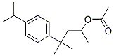 3-(p-cumenyl)-1,3-dimethylbutyl acetate Structure