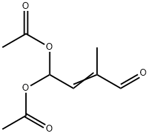3-formylbut-2-endiyl diacetate Structure