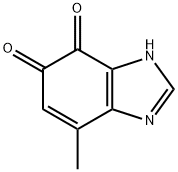 1H-Benzimidazole-6,7-dione,  4-methyl- 结构式