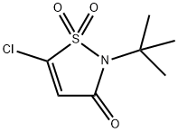 2-TERT-BUTYL-5-CHLORO-ISOTHIAZOL-3-ONE Struktur
