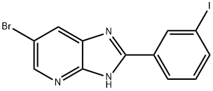 6-BROMO-2-(3-IODO-PHENYL)-3H-IMIDAZO[4,5-B]PYRIDINE Structure