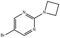 2-AZETIDIN-1-YL-5-BROMO-PYRIMIDINE Struktur