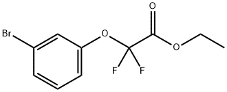 (3-BROMO-PHENOXY)-DIFLUORO-ACETIC ACID ETHYL ESTER 结构式