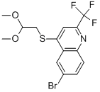 850349-80-3 6-BROMO-4-(2,2-DIMETHOXYETHYLTHIO)-2-(TRIFLUOROMETHYL)QUINOLINE