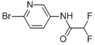 N-(6-BROMOPYRIDIN-3-YL)-2,2-DIFLUOROACETAMIDE Structure