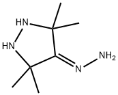 4-Pyrazolidinone,  3,3,5,5-tetramethyl-,  hydrazone,85036-24-4,结构式