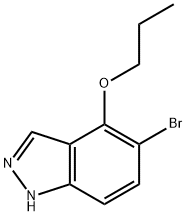 5-BROMO-4-PROPOXY-1H-INDAZOLE, 850363-69-8, 结构式