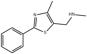 N-METHYL-N-[(4-METHYL-2-PHENYL-1,3-THIAZOL-5-YL)METHYL]AMINE|N-甲基-N-[(4-甲基-2-苯基-1,3-硫唑-5)甲基]胺