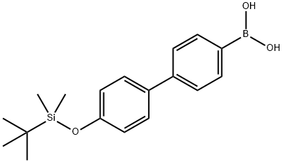 (4'-((叔丁基二甲基甲硅烷基)氧基)-[1,1'-联苯]-4-基)硼酸,850380-91-5,结构式