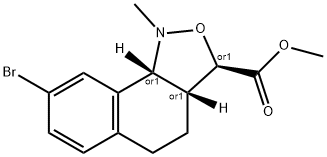 8-BROMO-1-METHYL-1,3,3A,4,5,9B-HEXAHYDRO-NAPHTHO[1,2-C]ISOXAZOLE-3-CARBOXYLICACID메틸에스테르