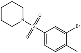 1-(3-BROMO-4-METHYLPHENYLSULFONYL)PIPERIDINE price.