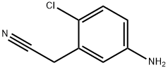 2-(5-氨基-2-氯苯基)乙腈,850451-72-8,结构式