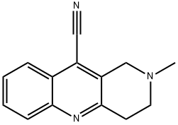 Benzo[b][1,6]naphthyridine-10-carbonitrile,  1,2,3,4-tetrahydro-2-methyl- Struktur