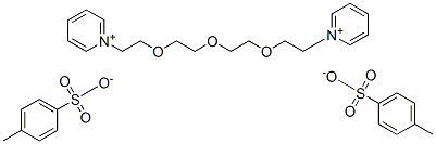 1,1'-[oxybis(ethyleneoxyethylene)]dipyridinium bis(toluene-p-sulphonate)  Structure