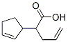 alpha-allylcyclopent-2-ene-1-acetic acid Struktur