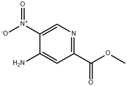 Метил 4-амино-5-нитро-2-пиридинкарбоксилат структура