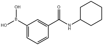 3-(环己基甲酰氨)苯基硼酸 结构式
