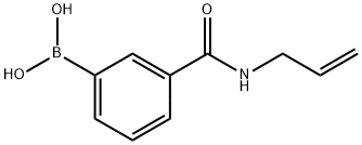 (3-ALLYLAMINOCARBONYL)BENZENEBORONIC ACID Structure