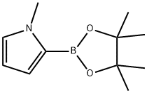 N-METHYLPYRROLE-2-BORONIC ACID, PINACOL ESTER Struktur