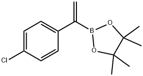 1-(4-CHLOROPHENYL)VINYLBORONIC ACID, PINACOL ESTER Struktur