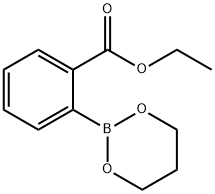 (2-乙氧羰基)苯基硼酸, 丙二醇环酯, 850567-60-1, 结构式