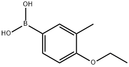 4-乙氧基-3-甲基苯硼酸, 850568-08-0, 结构式
