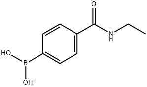 4-(N-ETHYLAMINOCARBONYL)PHENYLBORONIC ACID Struktur