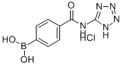 4-(1H-四唑-5-基-氨甲酰基)苯基硼酸盐酸盐,850568-31-9,结构式
