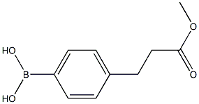 [4-(2-METHOXYCARBONYLETHYL)PHENYL]BORONIC ACID Struktur