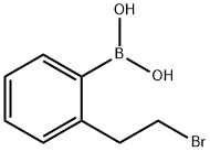 2-(2-BROMOETHYL)PHENYLBORONIC ACID Structure