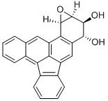 3,4-Dihydroxy-1,2-epoxy 1,2,3,4-tetrahydrodibenzo(a,e)fluoranthene Structure