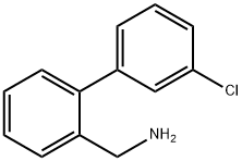 3'-氯联苯基-2-甲胺 结构式