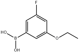 3-ETHOXY-5-FLUOROBENZENEBORONIC ACID Structure