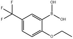 2-乙氧基-5-三氟甲基苯硼酸,850593-10-1,结构式