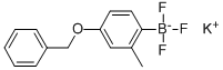 850623-43-7 (4-ベンジルオキシ-2-メチルフェニル)トリフルオロほう酸カリウム