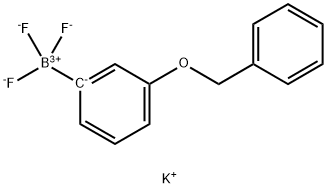 POTASSIUM (3-BENZYLOXYPHENYL)TRIFLUOROBORATE 化学構造式