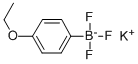 (4-エトキシフェニル)トリフルオロほう酸カリウム 化学構造式