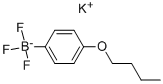 (4-N-丁氧基苯基)三氟酸钾, 850623-61-9, 结构式