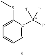 (2-メチルチオフェニル)トリフルオロほう酸カリウム 化学構造式