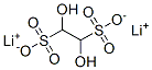 dilithium 1,2-dihydroxy-1,2-ethanedisulphonate Struktur