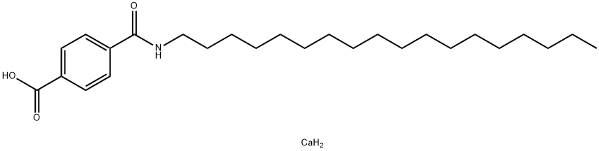 ビス[4-[(オクタデシルアミノ)カルボニル]安息香酸]カルシウム 化学構造式