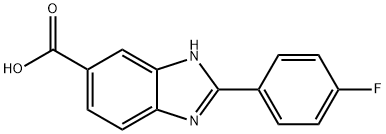 2-(4-Fluorophenyl)-1H-benzimidazole-5-carboxylic acid Structure