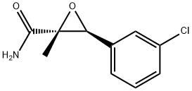 (2R,3S)-3-(3-CHLOROPHENYL)-2-METHYLOXIRANE-2-CARBOXAMIDE Structure