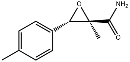 (2R,3S)-2-METHYL-3-P-TOLYLOXIRANE-2-CARBOXAMIDE 化学構造式